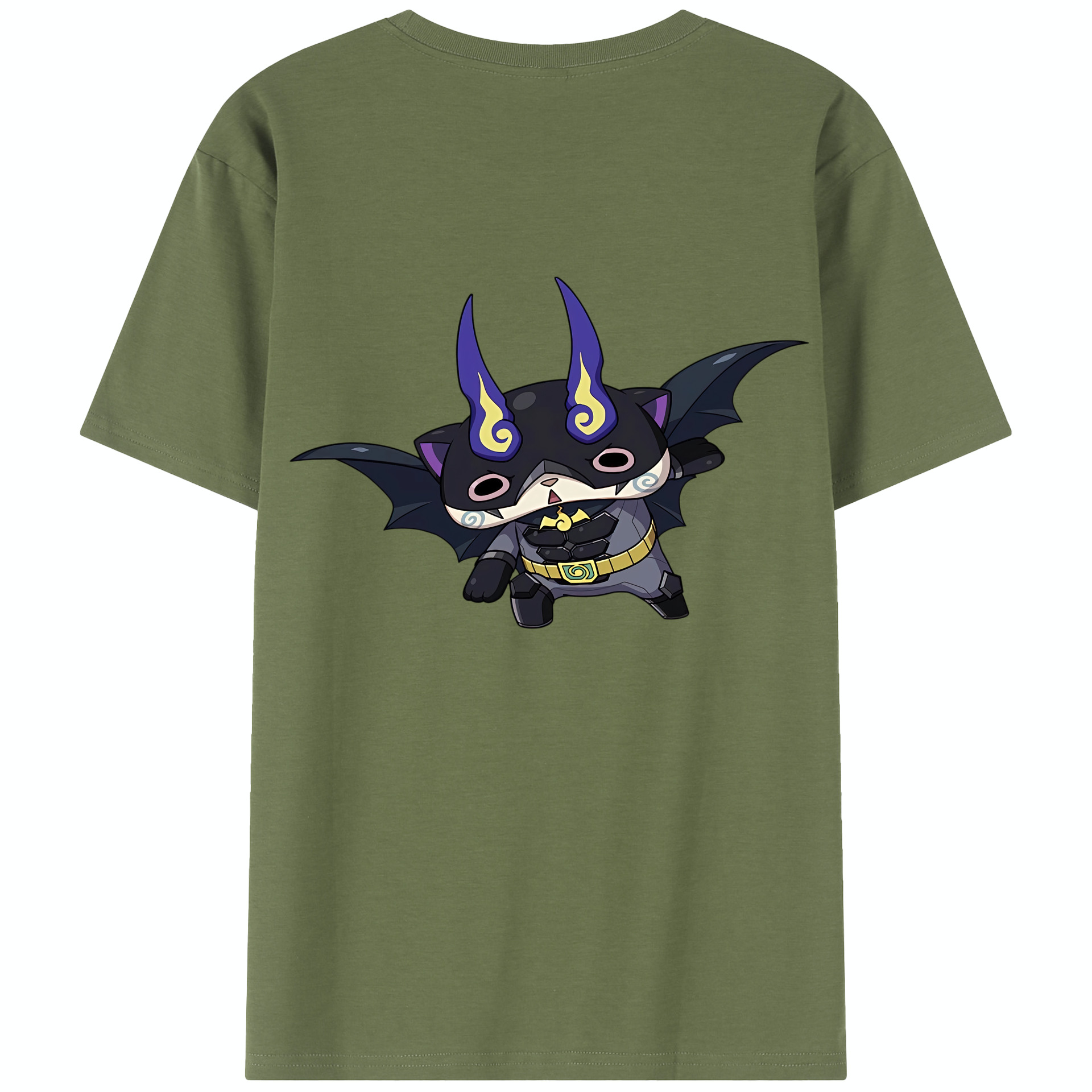（画像用） 妖怪ウォッチ Yo-kai Watch 綿100％半袖Tシャツ（背面プリント）